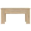 vidaXL Salontafel 101x49x52 cm bewerkt hout sonoma eikenkleurig