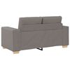 vidaXL Bank 3 pcs Taupe 221 x 80 x 80 cm Linnen-mix stof