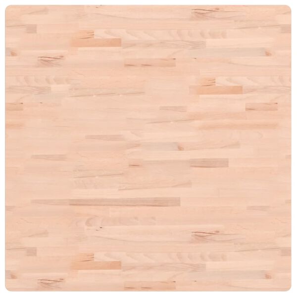 vidaXL Tafelblad vierkant 90x90x2,5 cm massief beukenhout