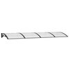 vidaXL Deurluifel 350x100 cm polycarbonaat zwart