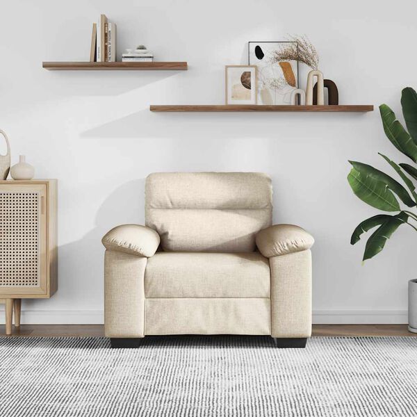 vidaXL Bankstoel 100x81x84 cm Linnen