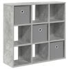 vidaXL Dressoir met lade Beton Grijs 73,5 x 24 x 69,5 cm