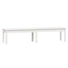 vidaXL Tuinbank 2-zits 203,5x44x45 cm massief grenenhout wit