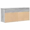 vidaXL Schoenenbank 102x30,5x45cm bewerkt hout grijs sonoma eikenkleur