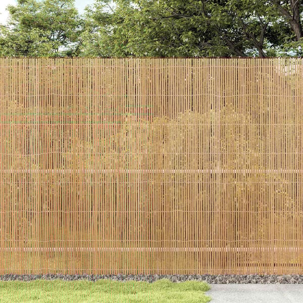 vidaXL Bamboehek Naturel 400 x 150 cm Bamboe