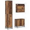vidaXL Badkamermeubelset 3 pcs Oud hout 65 x 33 x 60 cm Bewerkt hout