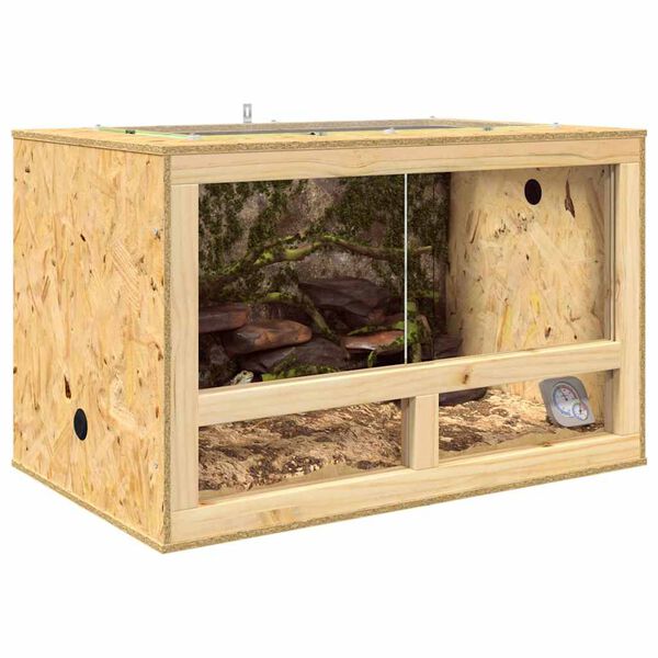 vidaXL Terrarium Bruin 50 x 80 x 50 cm OSB