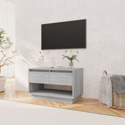 vidaXL Tv-meubel 70x41x44 cm spaanplaat grijs sonoma eikenkleurig