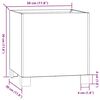 vidaXL Plantenbakken met poten 2 st roestig 30x30x30 cm cortenstaal