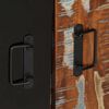 vidaXL Wandkast 90x35x75 cm massief gerecycled hout meerkleurig