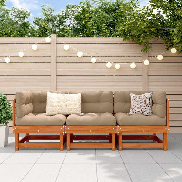 Sectie Sofa Eenheden Waskleur Bruin 183 x 61 x 62 cm