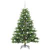 vidaXL Kunstkerstboom met 150 LED met standaard Groen 150 cm PE en PVC