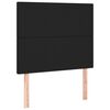 vidaXL Hoofdbord zwart 80x5x118/128 cm kunstleer