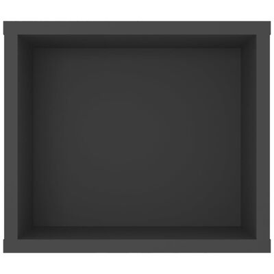 vidaXL Tv-hangmeubel 100x30x26,5 cm spaanplaat grijs