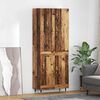 vidaXL Highboard Oud Hout 69,5 x 34 x 180 cm Bewerkt hout