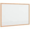 vidaXL Magnetisch whiteboard met massief grenenhouten frame 60x40 cm