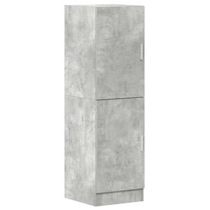 vidaXL Keukenkast 38x41,5x131,5 cm bewerkt hout betongrijs