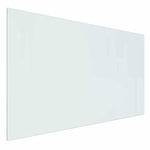 vidaXL Vuurplaats Glazen Plaat Doorzichtig 100 x 60 cm Glas