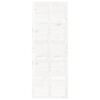 vidaXL Schuifdeur 80x1,8x214 cm massief grenenhout wit