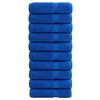 vidaXL Badhanddoeken SOLUND 10 st 600 g/m&sup2; 70x140 cm blauw