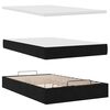 vidaXL Ottoman bed met matras 120x200cm fluweel zwart