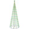 vidaXL Kegelkerstboom 732 LED's meerkleurig 160x500 cm