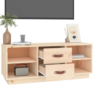 vidaXL Tv-meubel 100x34x40 cm massief grenenhout