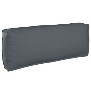 vidaXL Kussen Oxford Stof Antraciet 120 x 40 x 12 cm