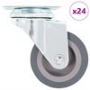 vidaXL 24 st Zwenkwielen 50 mm