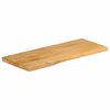 vidaXL Tafelblad met natuurlijke rand 80x40x3,8 cm massief mangohout