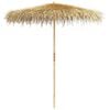 vidaXL Parasol van bamboe met dak van bananenbladeren 210 cm
