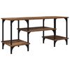 vidaXL TV-kast Oud Hout 102 x 35 x 45,5 cm Gemonteerd hout en ijzer