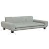 vidaXL Hondenmand 100x54x33 cm fluweel lichtgrijs