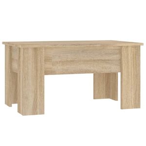 vidaXL Salontafel 79x49x41 cm bewerkt hout sonoma eikenkleurig