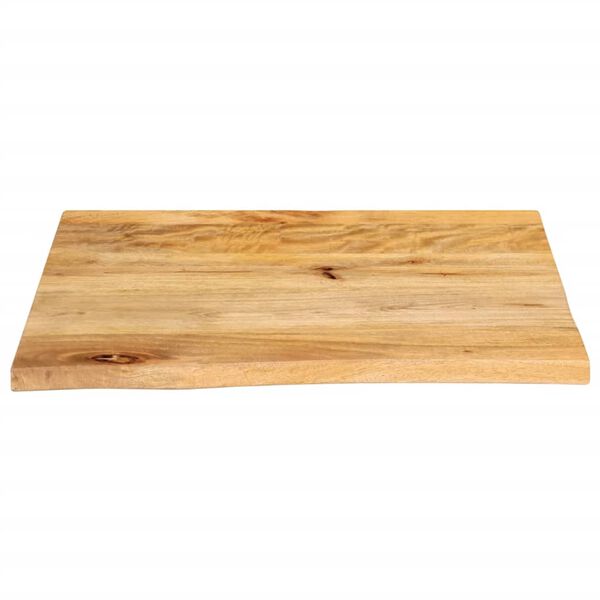 vidaXL Tafelblad met natuurlijke rand 60x60x2,5 cm massief mangohout