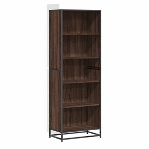 vidaXL Boekenkast 60x35x170,5 cm bewerkt hout bruin eikenkleurig