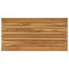 vidaXL Tafelblad 80 x 40 x 3,5 cm Rechthoekig Massief Teakhout Naturel