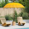 vidaXL Balinese Parasol Geel 215 x 215 x 260 cm