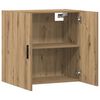 vidaXL Wandkast 60x31x60 cm bewerkt hout artisanaal eikenkleurig