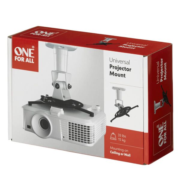 One For All Projectorsteun 31x31x22 cm wit en zwart