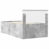 vidaXL Slaapbank Beton Grijs en Zwart 100 x 200 cm Bewerkt hout
