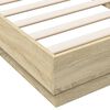 vidaXL Bedframe zonder matras hout sonoma eikenkleurig 90x200 cm