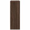 vidaXL Dressoir met LED 77x34x100 cm bewerkt hout bruin eikenkleur