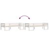 vidaXL Kinderbedframe massief grenenhout wit 80x200 cm