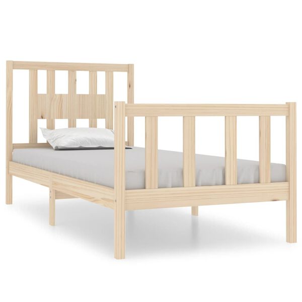 vidaXL Bedframe massief hout 90x190 cm
