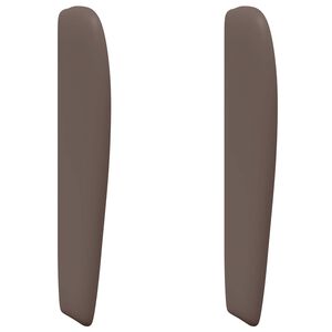 vidaXL Hoofdbord oor Tan PVC