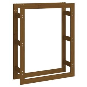 vidaXL Haardhoutrek 80x25x100 cm massief grenenhout honingbruin