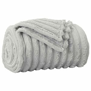 vidaXL plaid Grijs 200 x 150 cm 0.8 kg Fleece