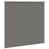 vidaXL Rolgordijn verduisterend 150x130 cm stofbreedte 146,6 cm grijs