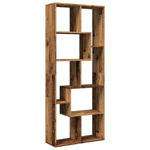 vidaXL Kamerscherm / boekenkast 67x25x161,5 cm hout oud houtkleur